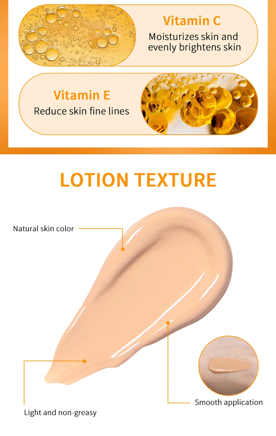 Protector solar hidratante con color FPS 40 con vitamina C - 40 ml