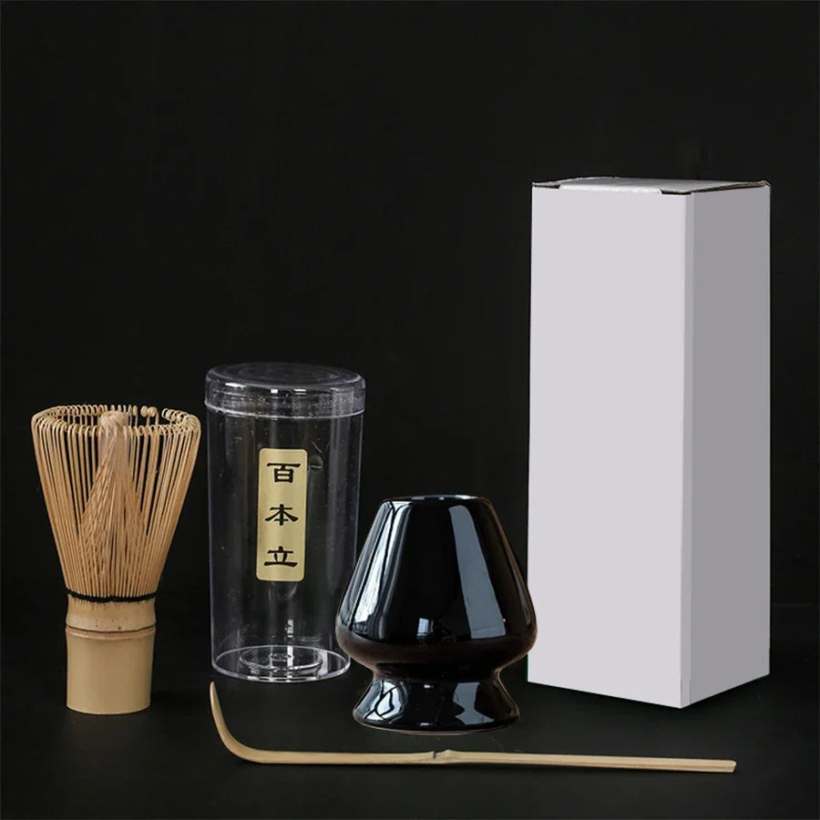 Juego de cepillo para remover té matcha