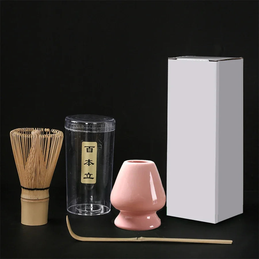 Juego de cepillo para remover té matcha