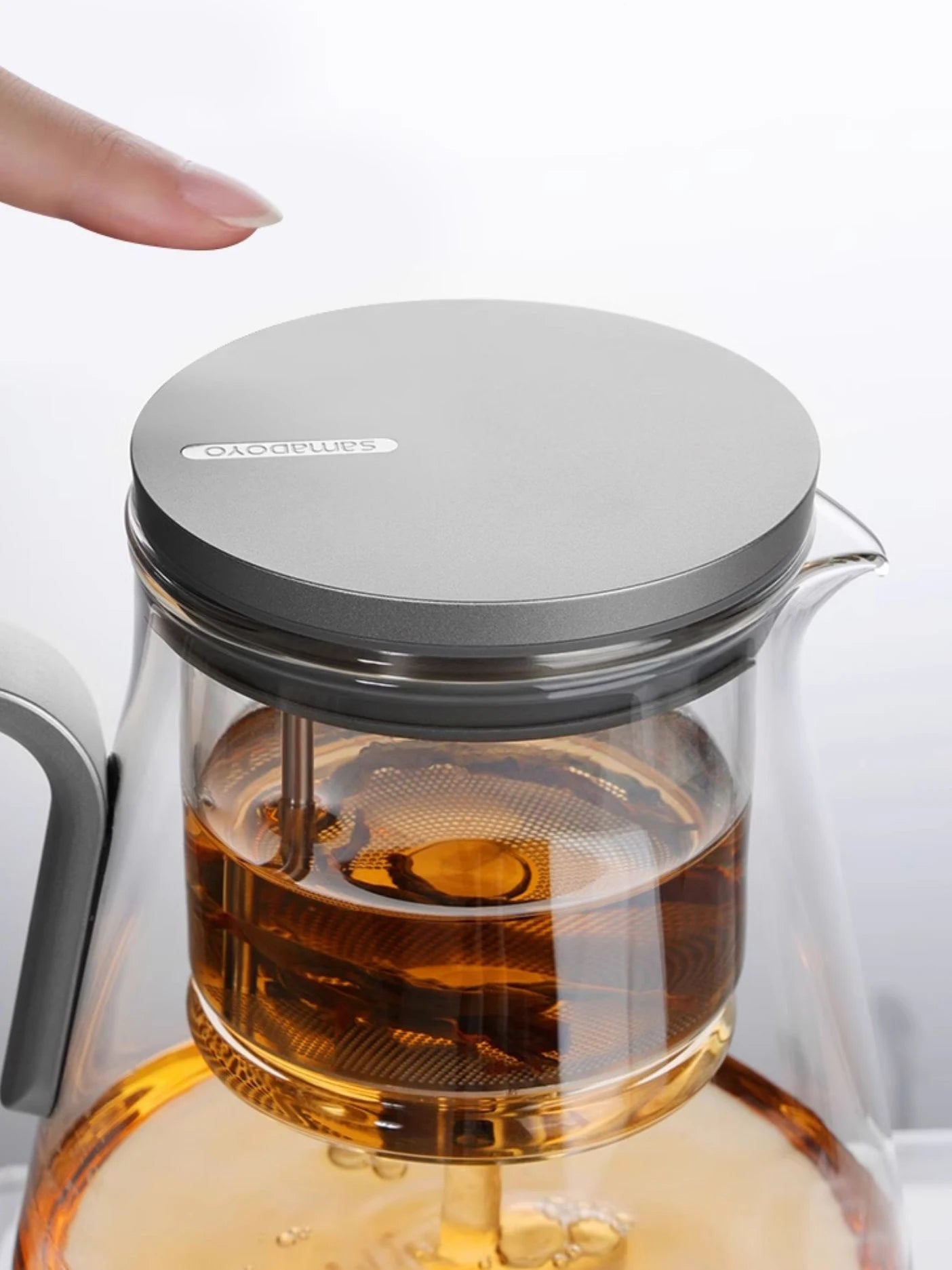 Tetera con interruptor magnético - Juego de té de alta gama