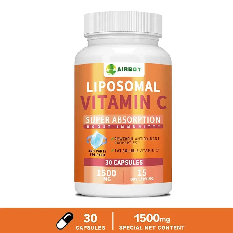 Cápsulas de vitamina C liposomal - 60 unidades