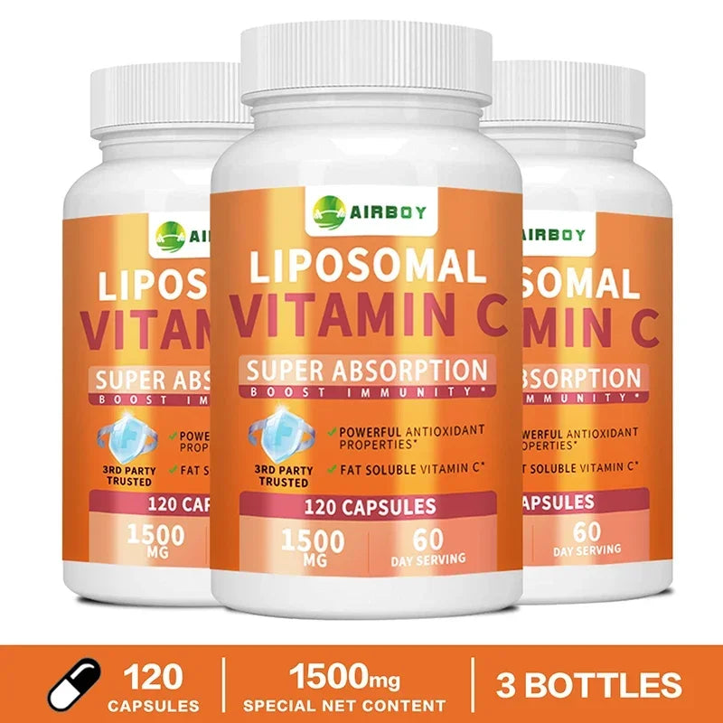 Cápsulas de vitamina C liposomal - 60 unidades