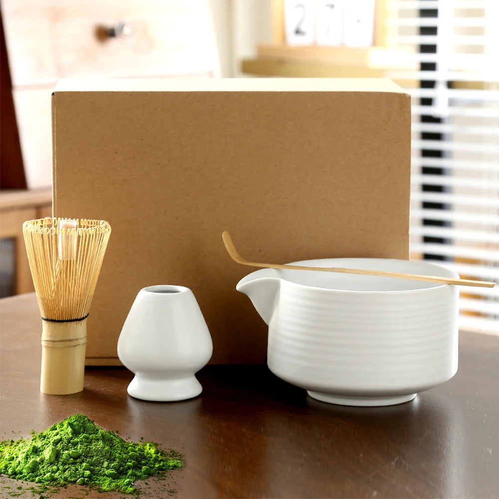 Juego de té matcha japonés: herramientas para la ceremonia del té