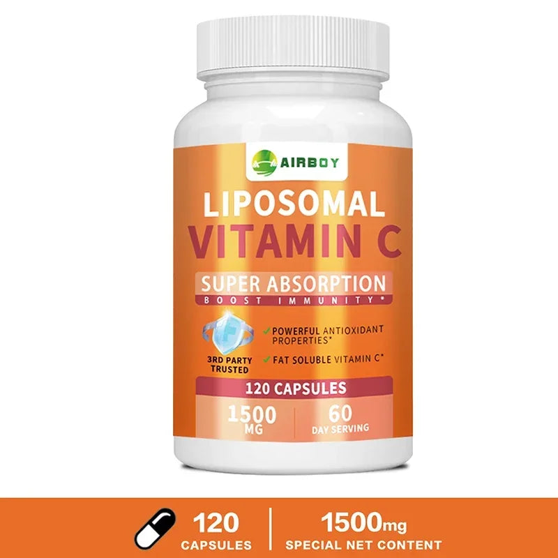 Cápsulas de vitamina C liposomal - 60 unidades