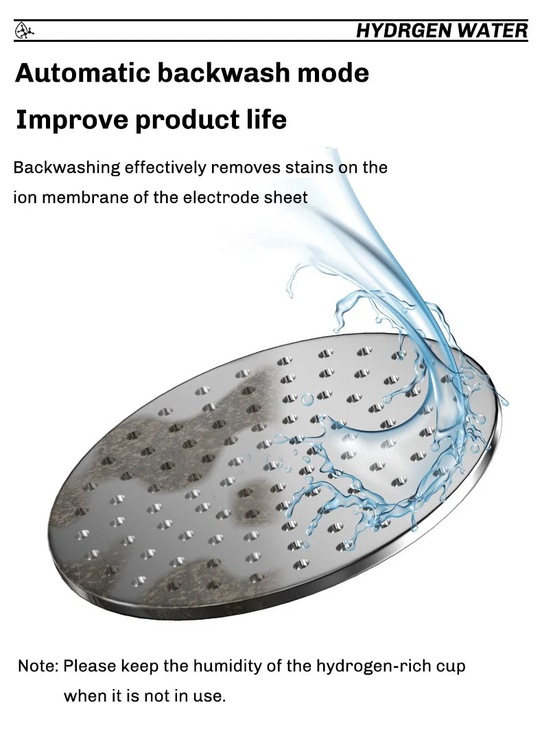 Generador portátil de agua con hidrógeno