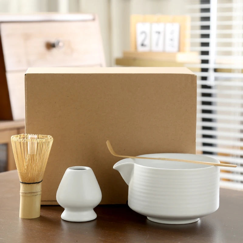 Juego de té matcha japonés: herramientas para la ceremonia del té