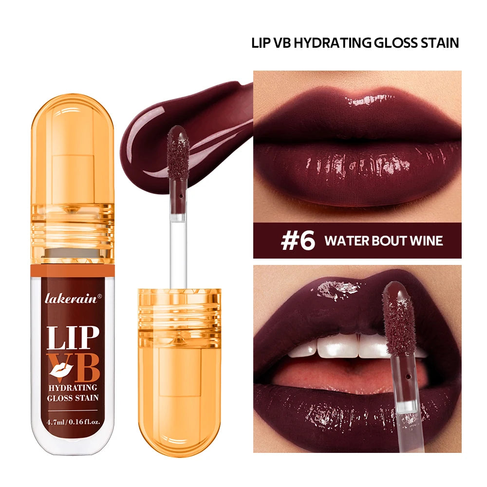 Brillo labial hidratante con vitamina B - Maquillaje Glossy Lip Glaze