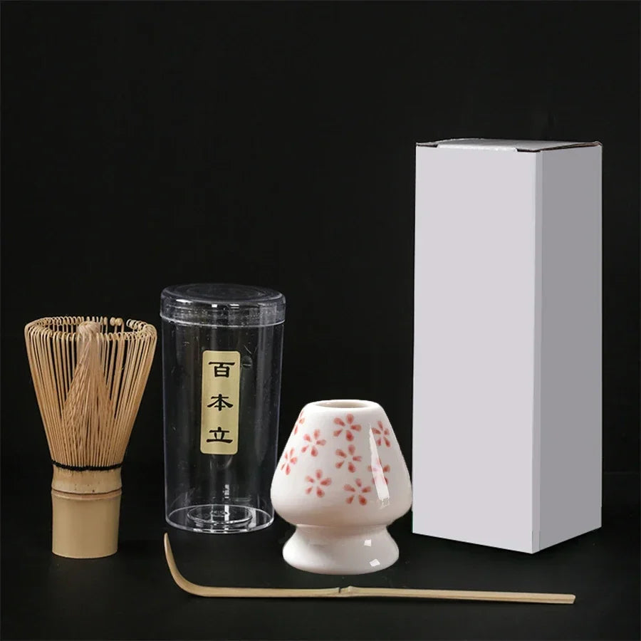 Juego de cepillo para remover té matcha