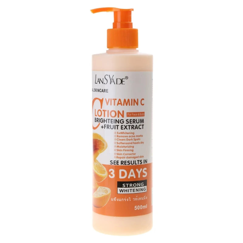 Loción corporal con vitamina C - Crema corporal hidratante 500 ml