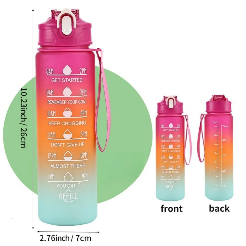 Botella de agua de plástico de 750 ml - Calidad profesional