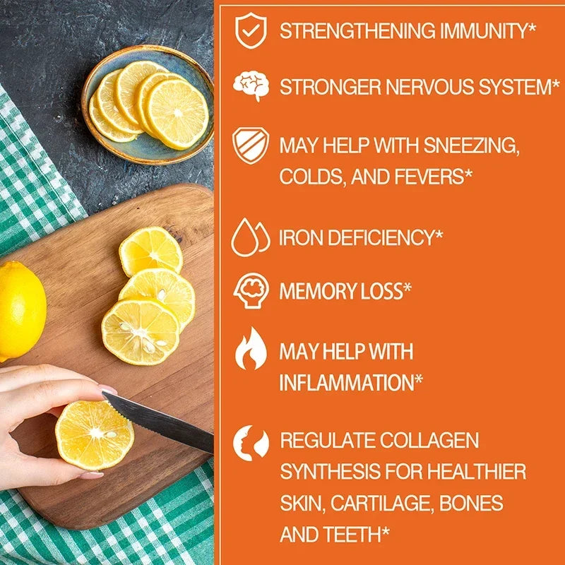 Cápsulas de vitamina C liposomal - 60 unidades