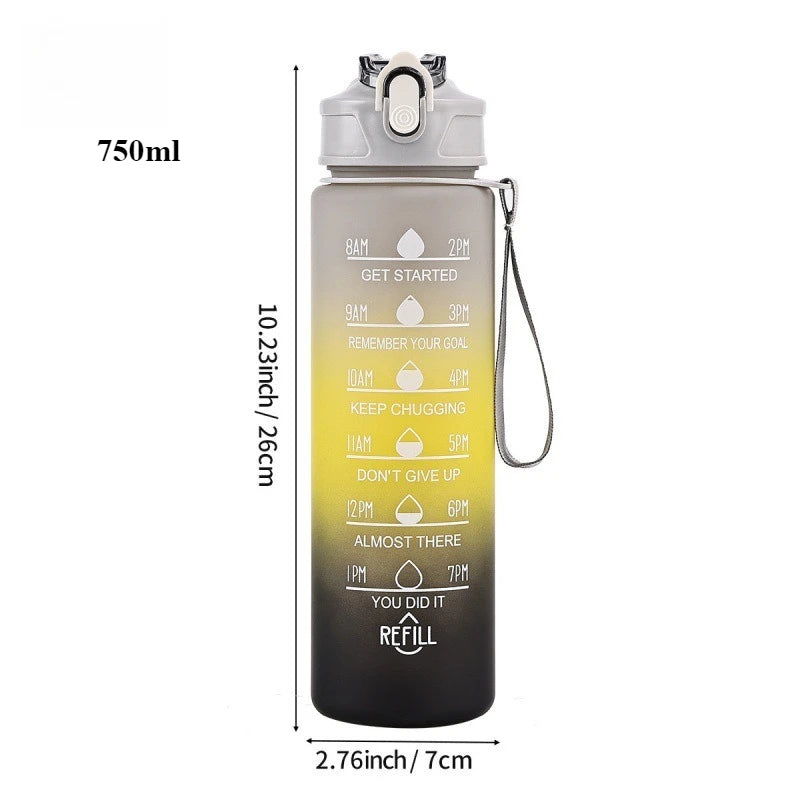 Botella de agua de plástico de 750 ml - Calidad profesional