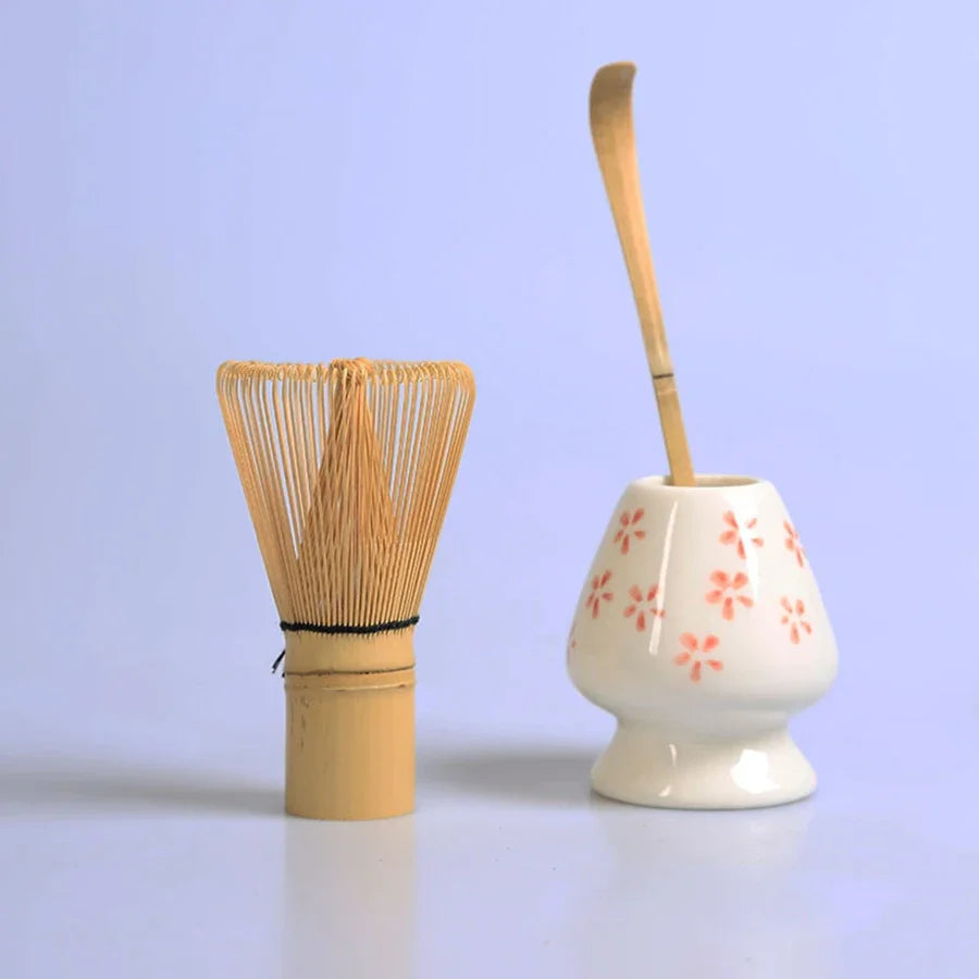 Juego de cepillo para remover té matcha