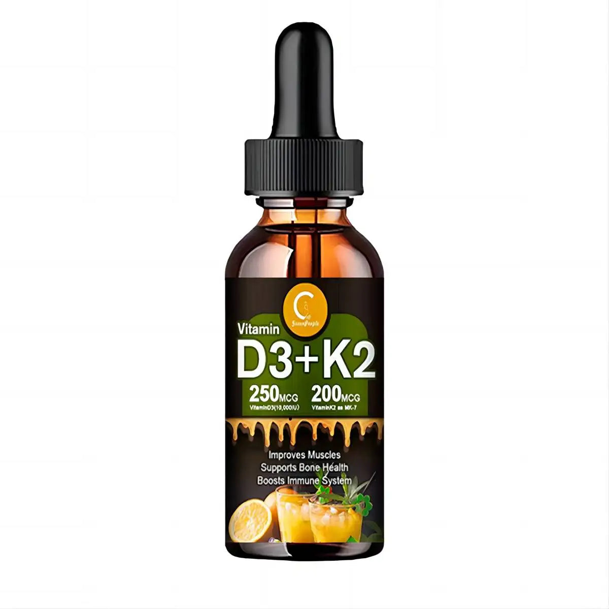 Complejo líquido de vitamina C + D3 + K2 - 50 ml