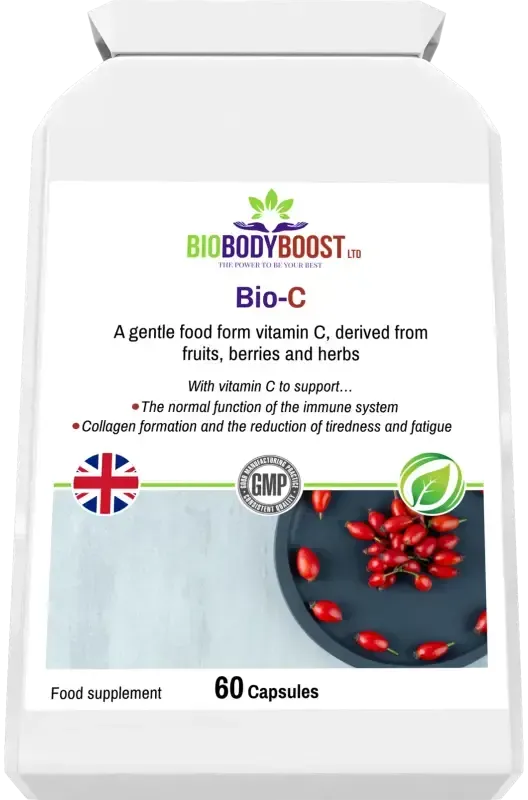 BioBodyBoost Bio-C Vitamin C, 60 Capsules