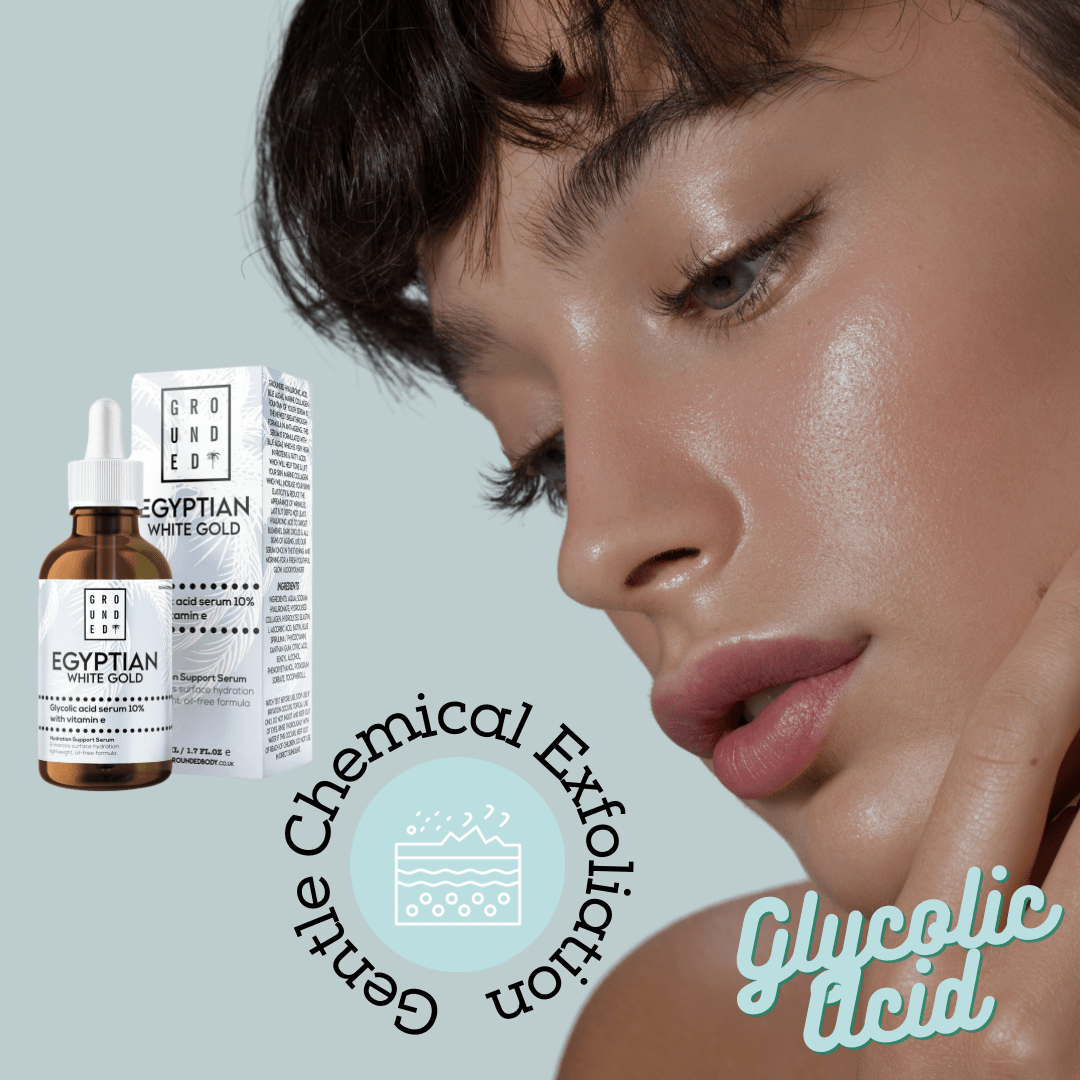Grounded Body Egyptian White Gold Glycolic Acid Serum 10%