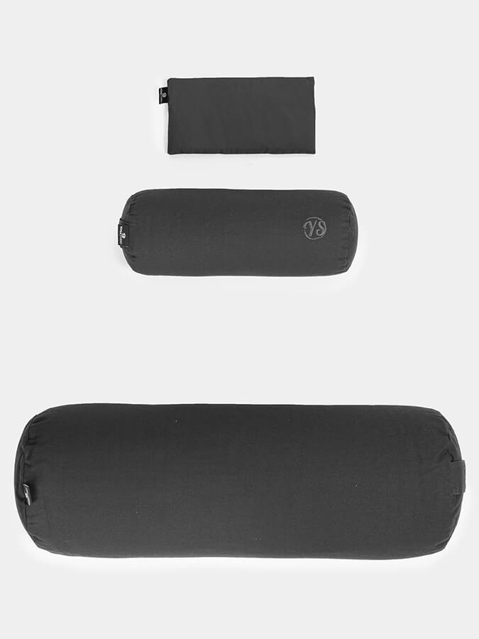 Yoga Studio Organic Meditation Bolster & Eye Pillow Set