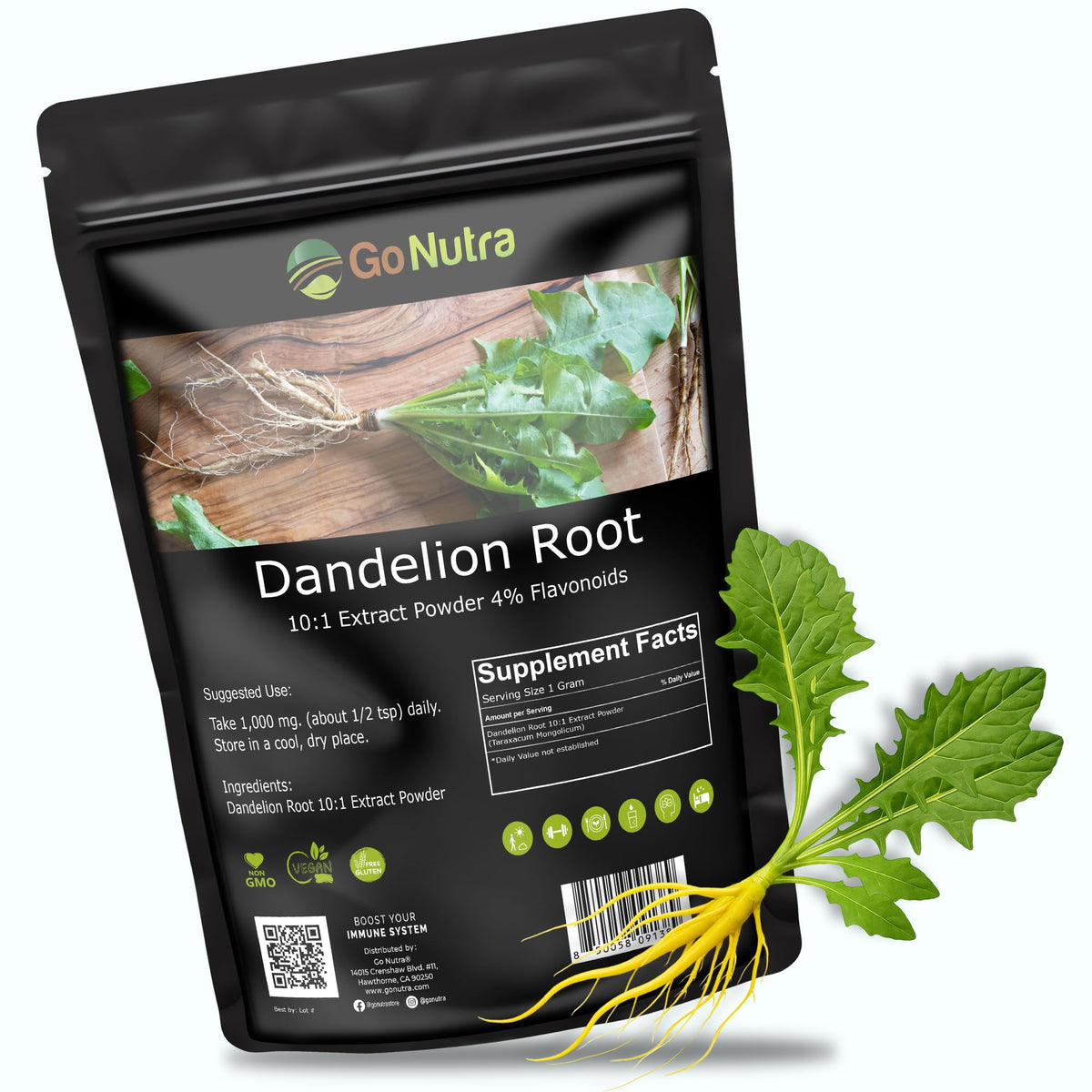 Go Nutra Dandelion Root Extract Powder