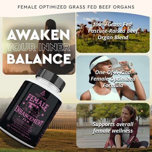 Beef Organ Supplement for Women | Hormone Balance, Energy & Wellness
