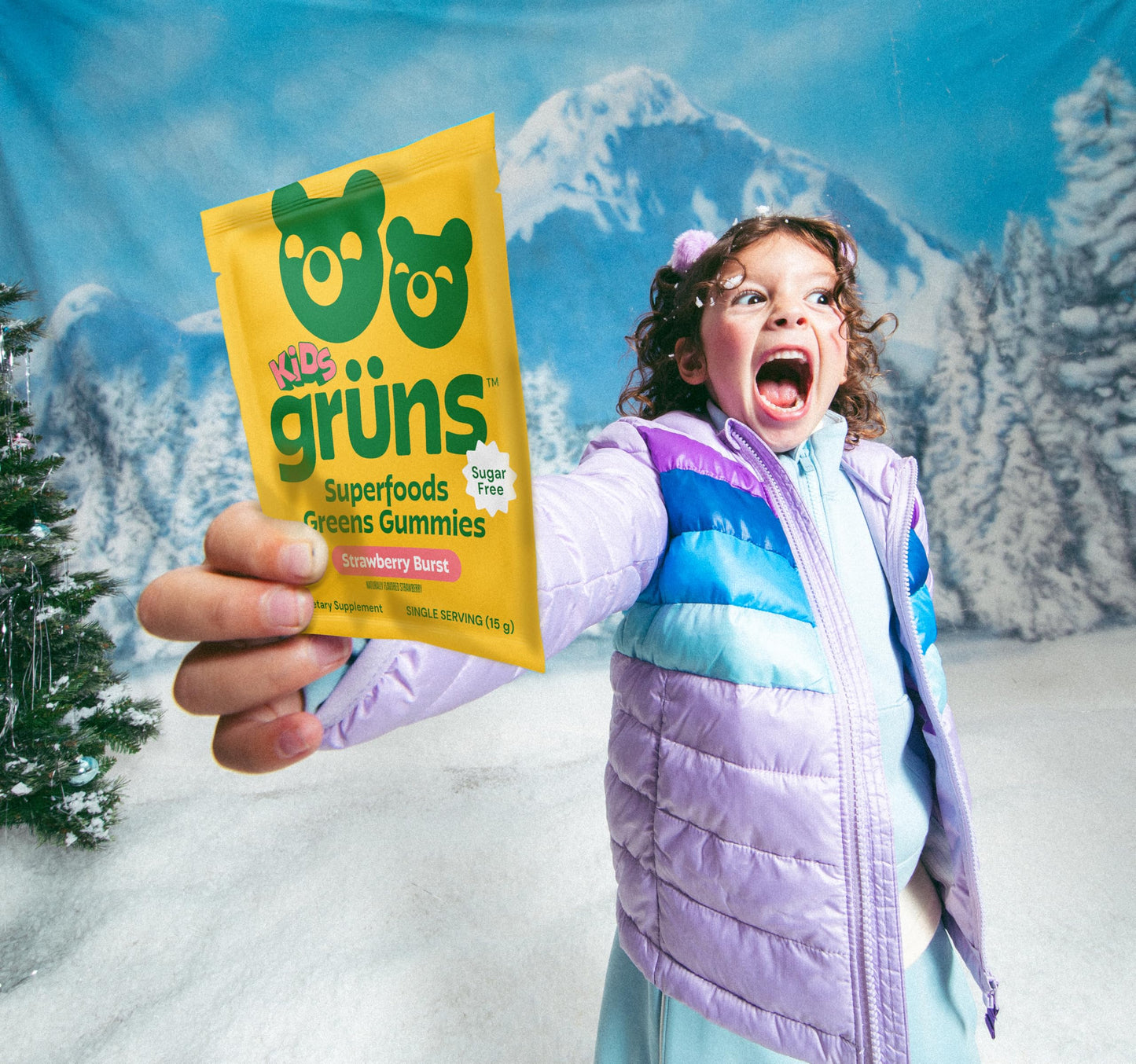 Grüns Multivitamin for Kids – Sugar-Free Super Greens Gummies 28ct