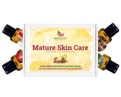 Mature Skin Care Carrier Oil Selection – 4 Oils Gift Set
