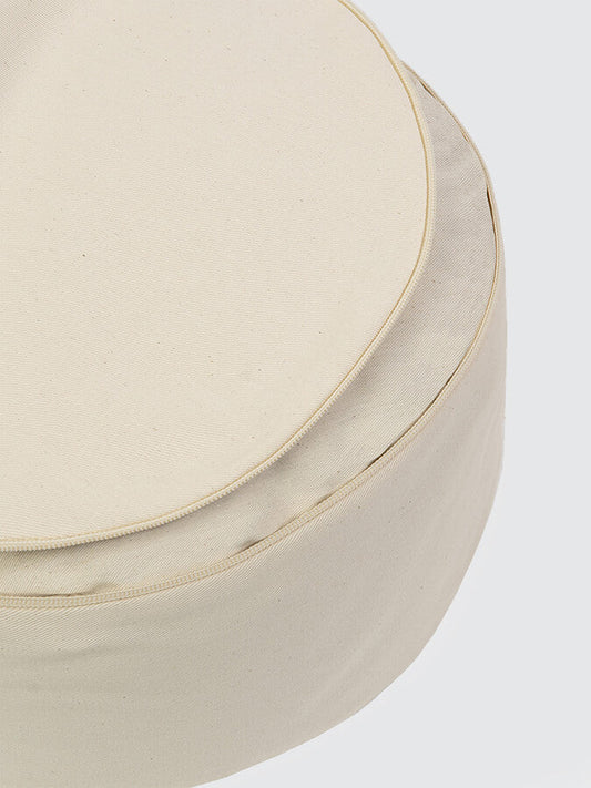 Yoga Studio Cylinder Meditation Cushion – Large | Firm Support for Seated Practice
