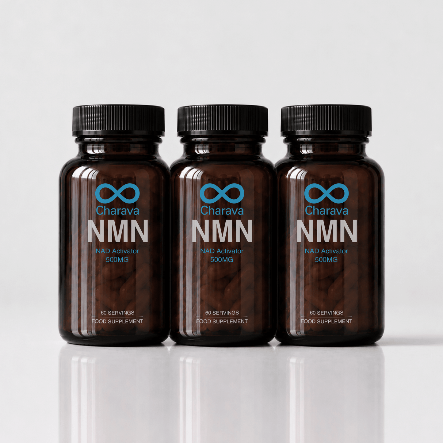 Charava NMN 500mg Capsules — Award-Winning NAD+ Booster