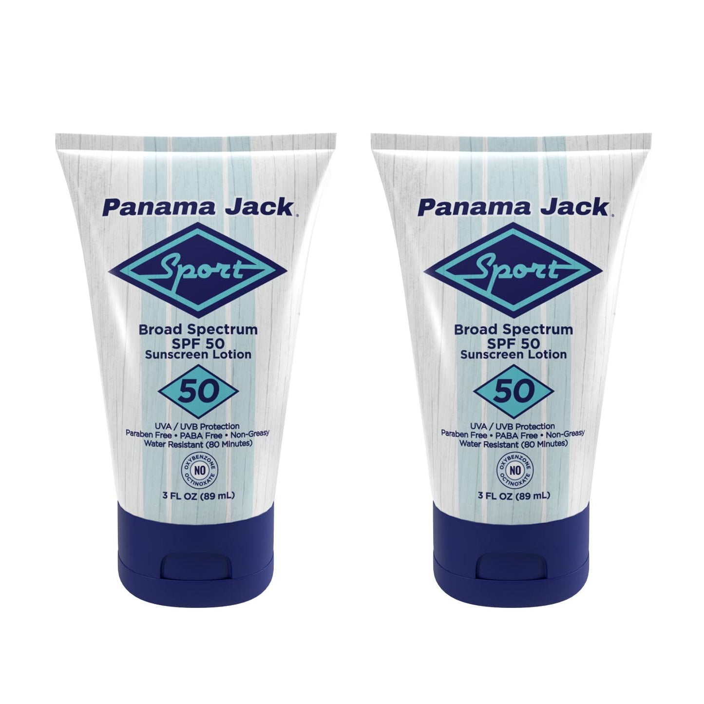 Panama Jack Sport Sunscreen Lotion SPF 50 — Pack of 2 x 3oz