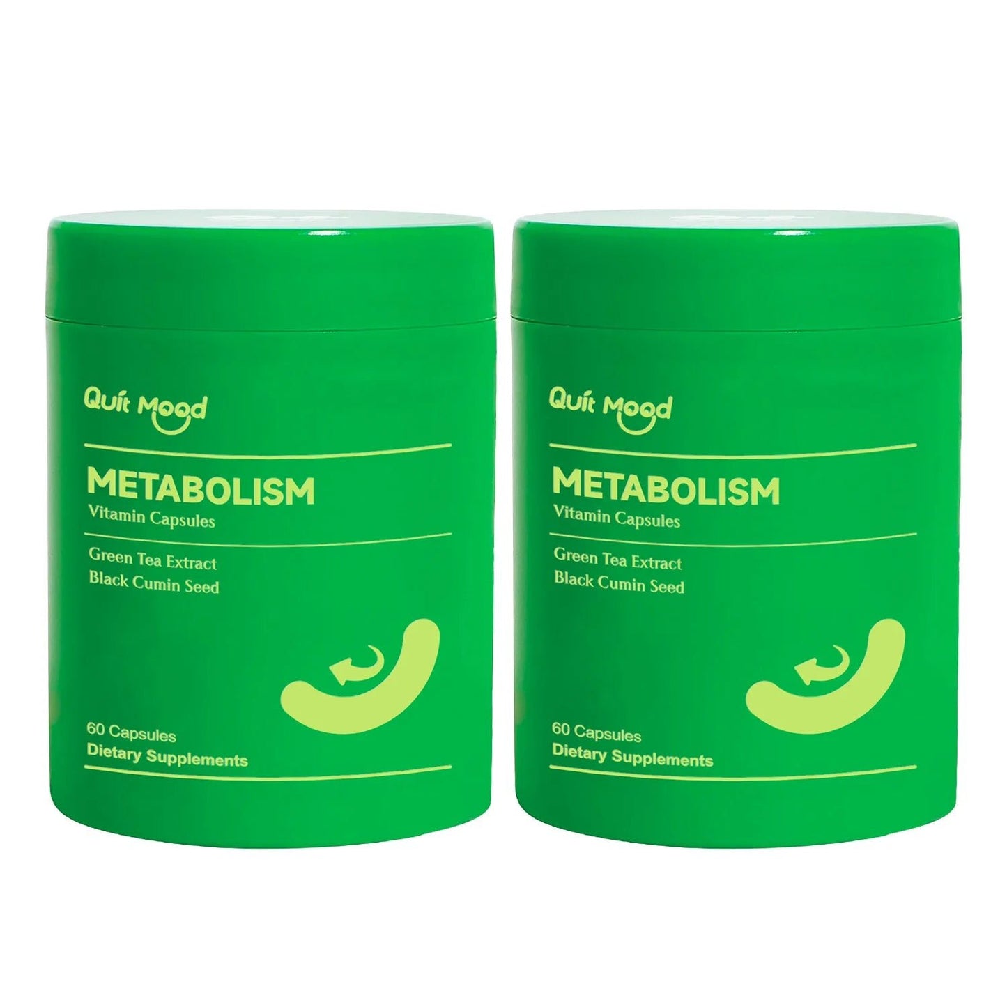 QUITMOOD-METABOLISM Vitamin Capsules with Green Tea Extract - 60 Capsules - Calm Era