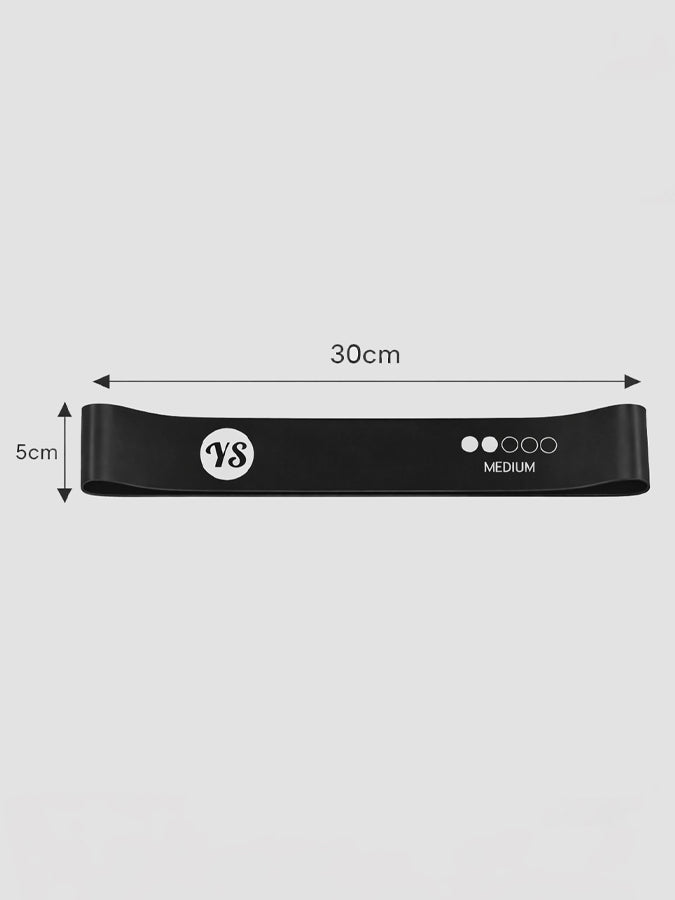Yoga Studio Resistance Black Loop Bands — 3 Pack