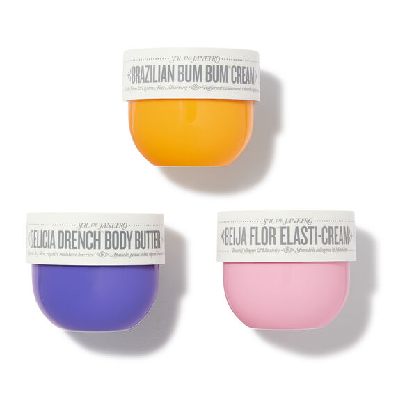 Sol de Janeiro Rio Body Trio Glow & Shimmer Gift Set 3 x 75ml