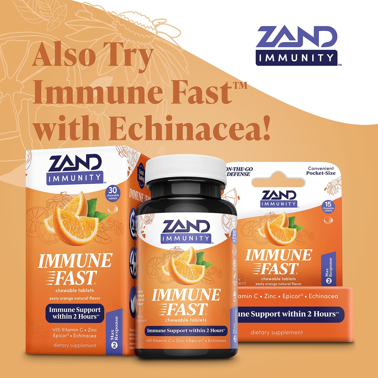 Zand Elderberry Zinc & Vitamin C Immunity Gummies — 60 Count