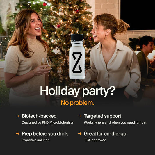 ZBiotics Pre-Alcohol Probiotic Holiday Gift Set | 3x3-Pack