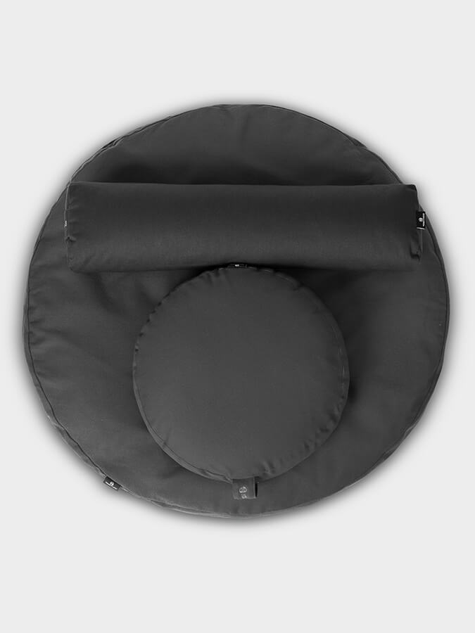 Yoga Studio EU Zabuton Meditation Kit — Zafu & Pranayama Bolster