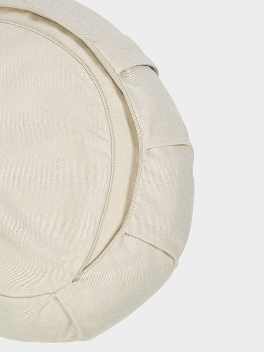European Organic Buckwheat Zafu Crescent Meditation Cushion
