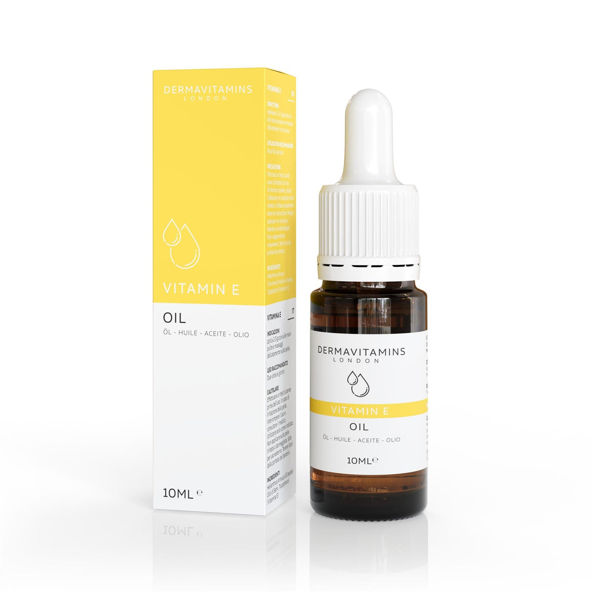 Dermavitamins 100% Natural Vitamin E Oil – Pure Skin & Nail Treatment, 75ml