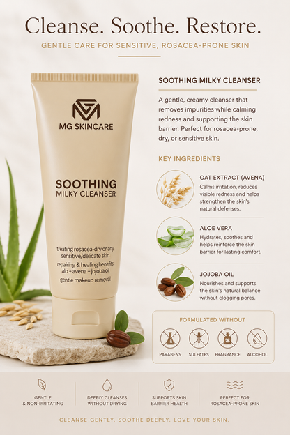 MG Skincare Soothing Milky Face & Eye Cleanser