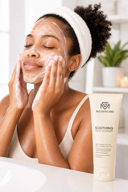 MG Skincare Soothing Milky Face & Eye Cleanser