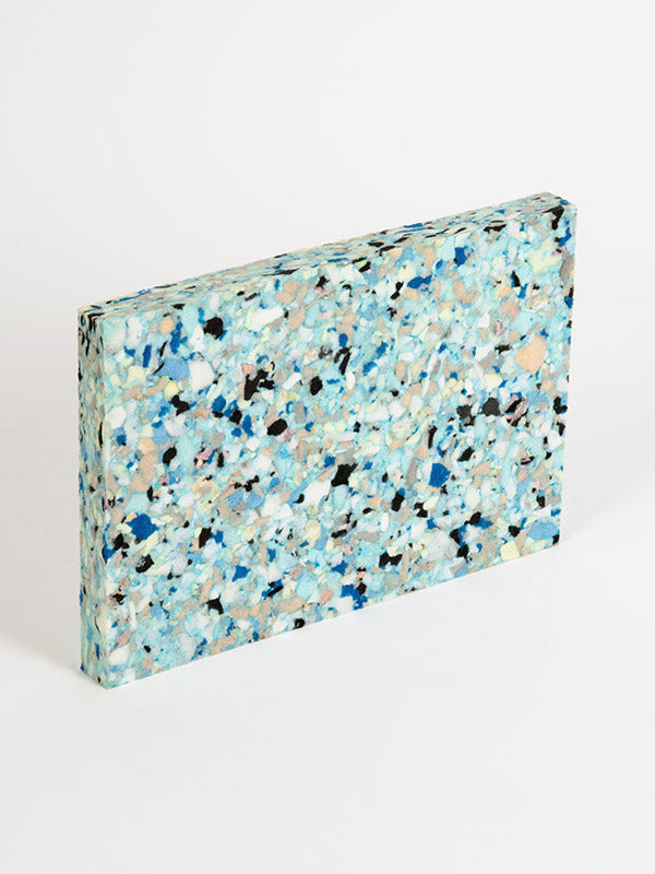 Yoga Studio 1 Inch Chip Foam Half Yoga Block (30x20x2.5cm)