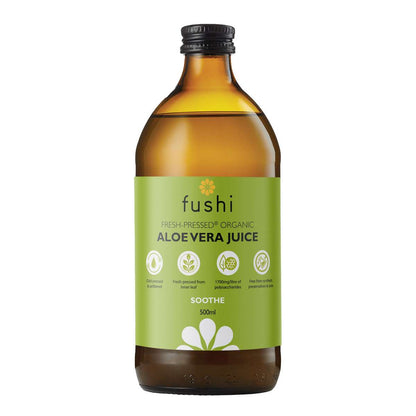 Fushi Organic Aloe Vera Juice — Cold-Pressed, 1000ml