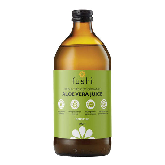 Fushi Organic Aloe Vera Juice — Cold-Pressed, 1000ml