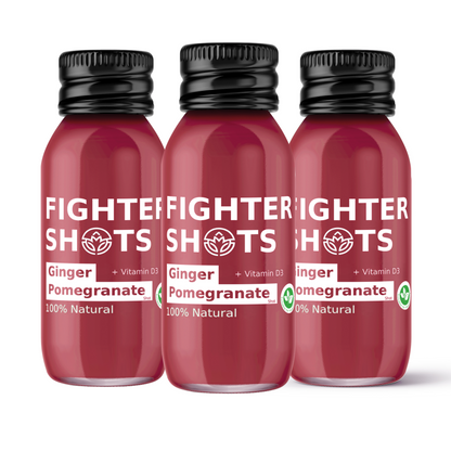 Fighter Shots Ginger, Pomegranate & Vitamin D3 60ml