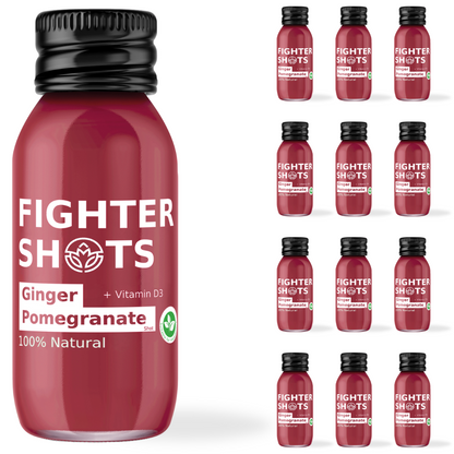 Fighter Shots Ginger, Pomegranate & Vitamin D3 60ml