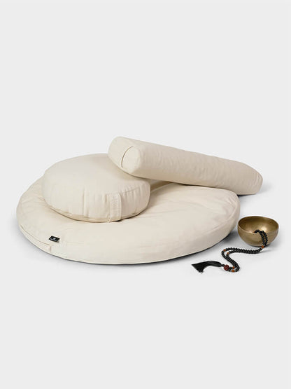 Yoga Studio EU Zabuton Meditation Kit — Zafu & Pranayama Bolster