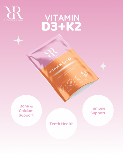 Reform and Revive Vitamin D3 + K2 4000 IU Capsules