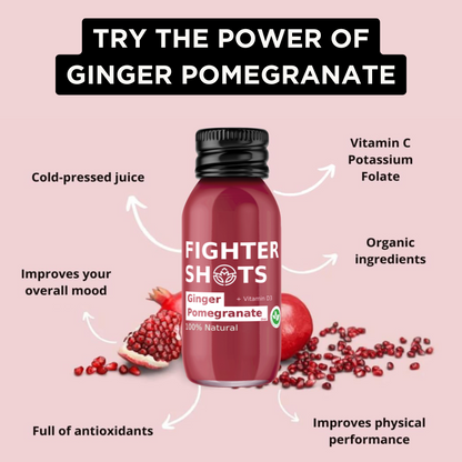 Fighter Shots Ginger, Pomegranate & Vitamin D3 60ml
