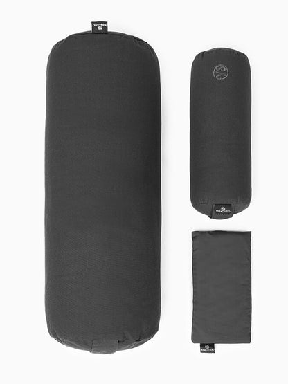 Yoga Studio Organic Meditation Bolster & Eye Pillow Set