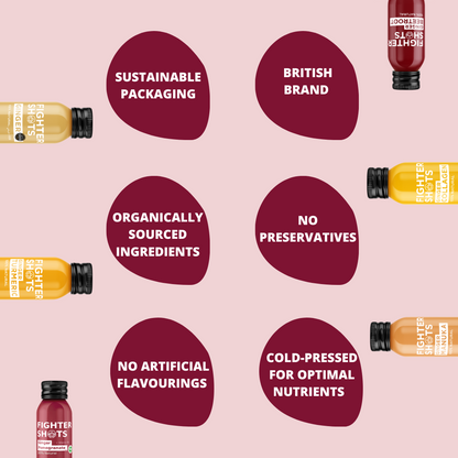 Fighter Shots Ginger, Pomegranate & Vitamin D3 60ml