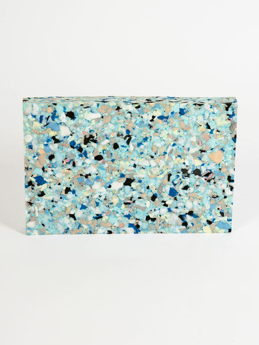 Yoga Studio 1 Inch Chip Foam Half Yoga Block (30x20x2.5cm)