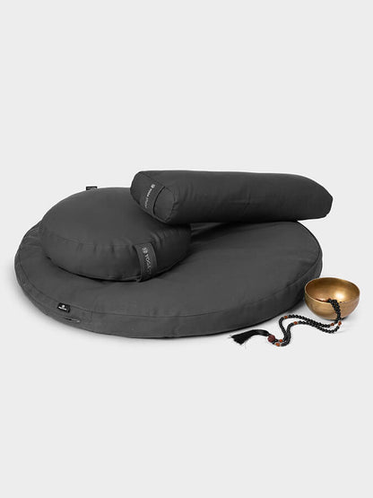 Yoga Studio EU Zabuton Meditation Kit — Zafu & Pranayama Bolster